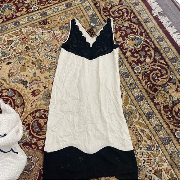 All saints Celeste Cream Satin Dress NWT - Picture 5 of 13